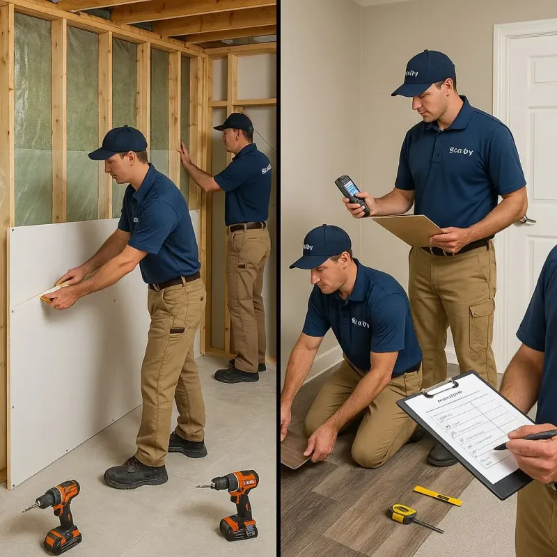 Repairs and Reconstruction process in Dover, OH